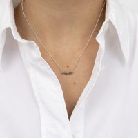 A BREND | Ketting Jobe 40-45cm zilver 2